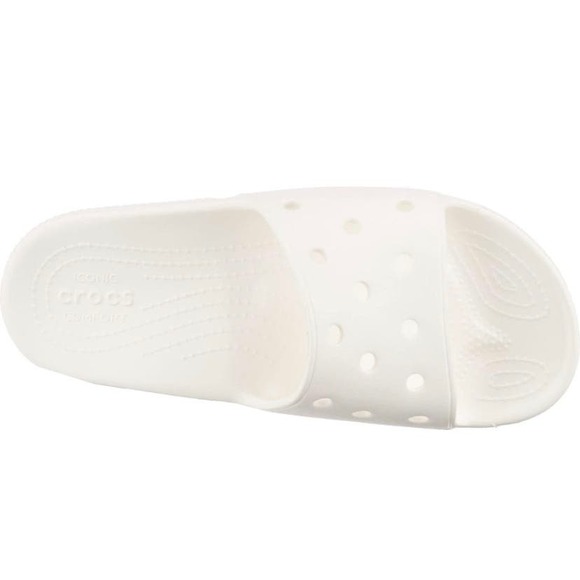 Crocs Unisex Classic Slide Sandals - White, Size 13 Men/15 Women Shoes - Picture 10 of 10